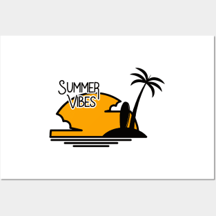 Summer Vibe Posters and Art